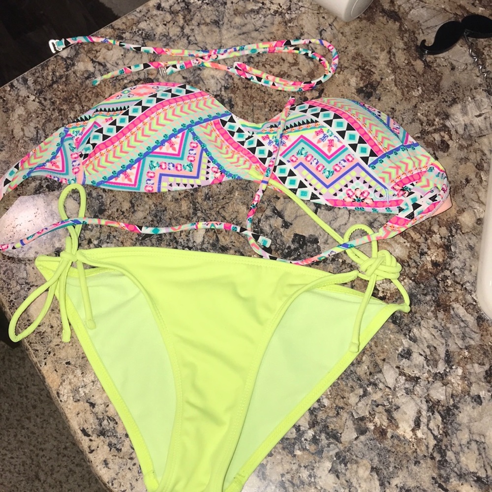 Two piece bathing suit